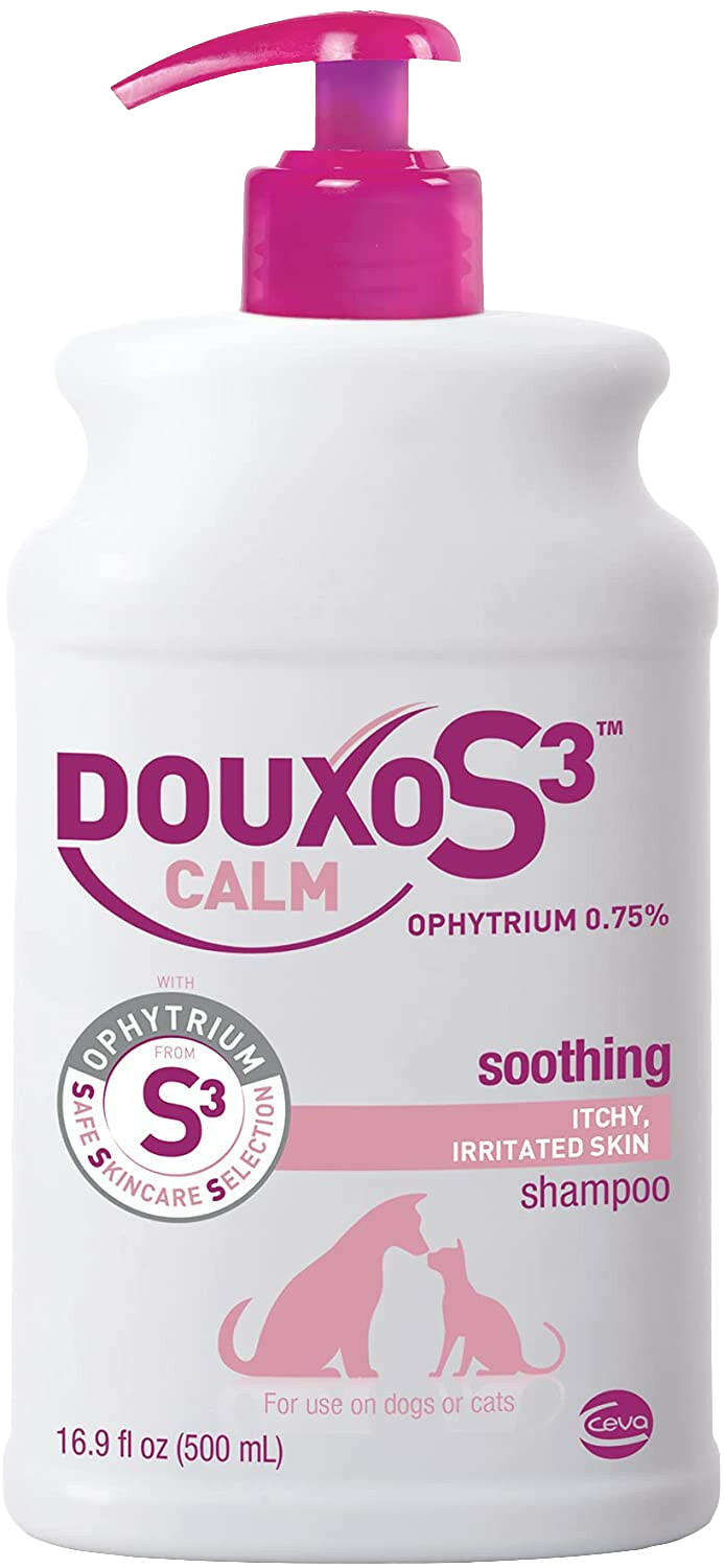 Douxo S3 Calm Soothing Shampoo for Dogs & Cats – Itchy, Irritated, Sensitive Skin Relief
