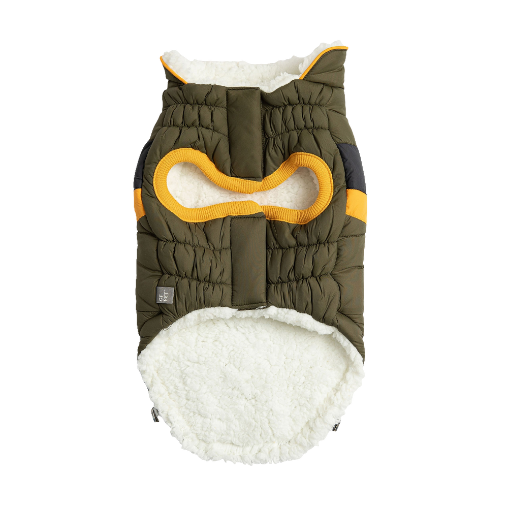 Dark Khaki Alpine Puffer Jacket – Lightweight, Warm, & Stylish