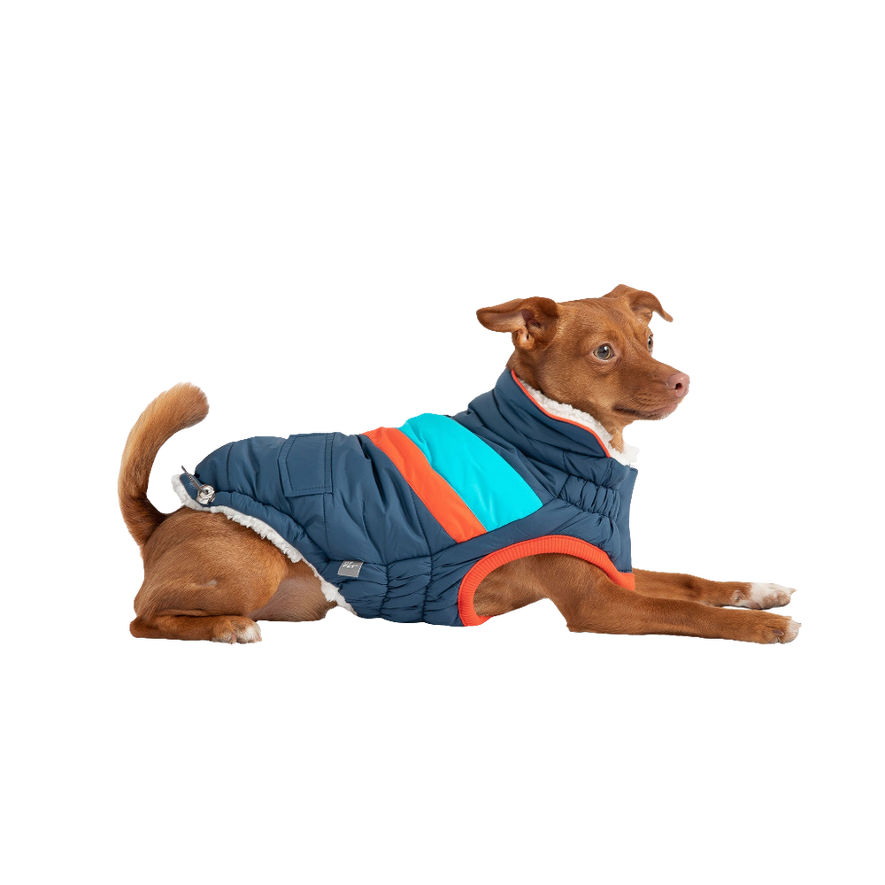 Dark Blue Alpine Puffer Jacket – Lightweight, Warm, & Stylish