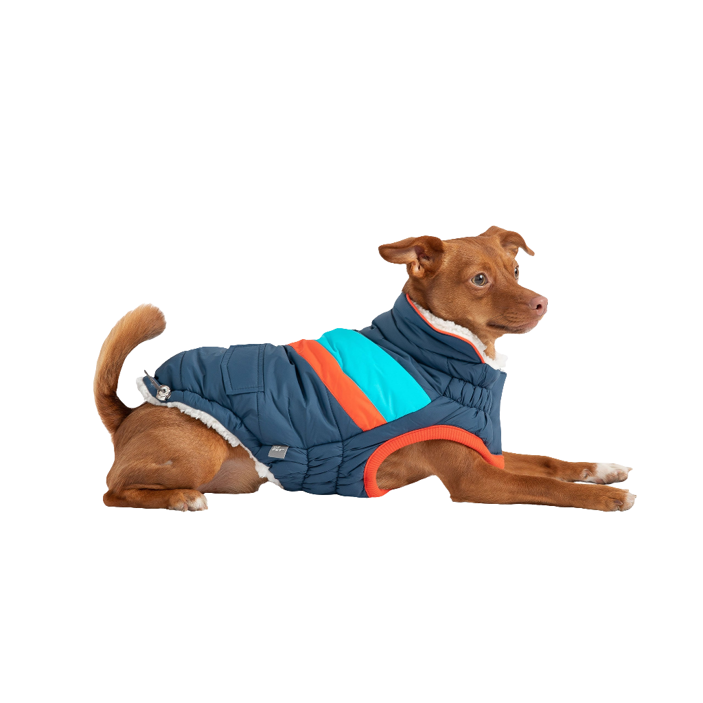 Dark Blue Alpine Puffer Jacket – Lightweight, Warm, & Stylish