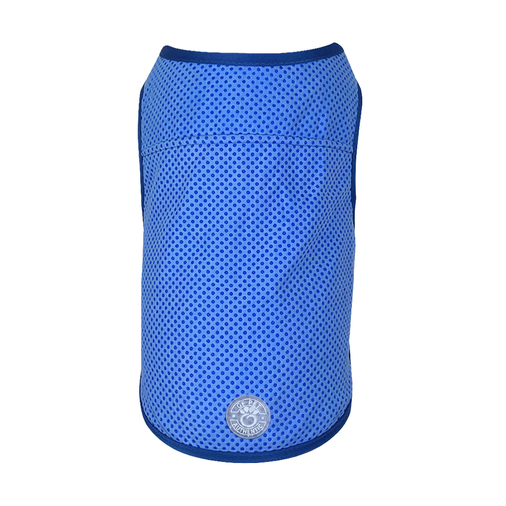 GF PET® Elasto-Fit® ICE-VEST® – Cooling Dog Vest in Blue, Lightweight & Adjustable Fit
