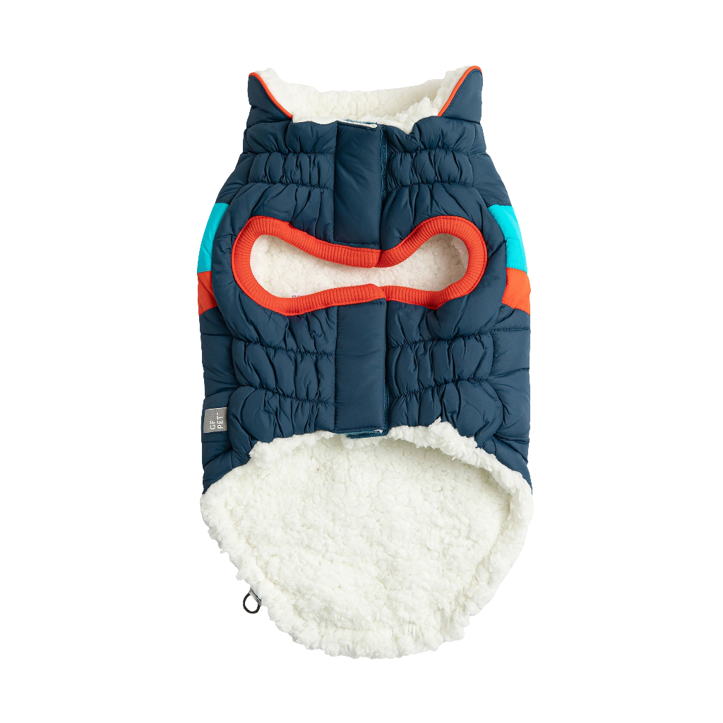 Dark Blue Alpine Puffer Jacket – Lightweight, Warm, & Stylish