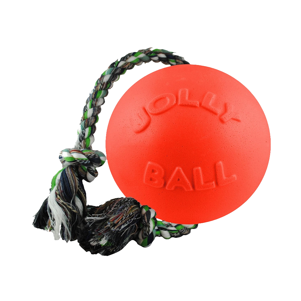 Jolly Ball Durable Floating Dog Ball –Tug, Chase, Swim & Play!