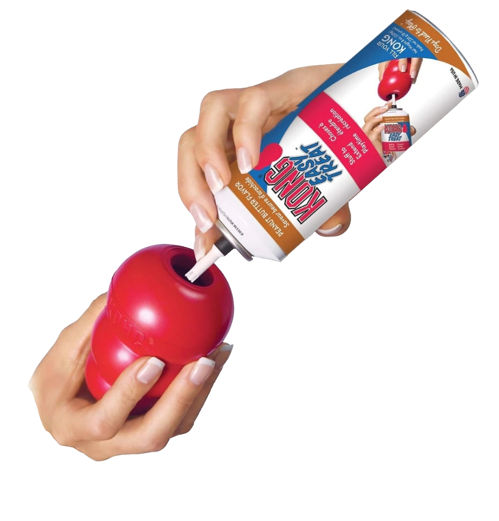 KONG Easy Treat Peanut Butter Flavor for Dogs – 8 oz | Long-Lasting Dog Treat Filler