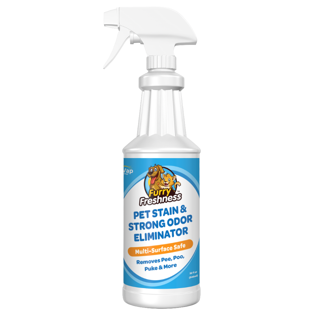 FurryFreshness Odorless Pet Stain & Odor Eliminator – Eco-Friendly, Enzyme-Free, Safe for Kids & Pets