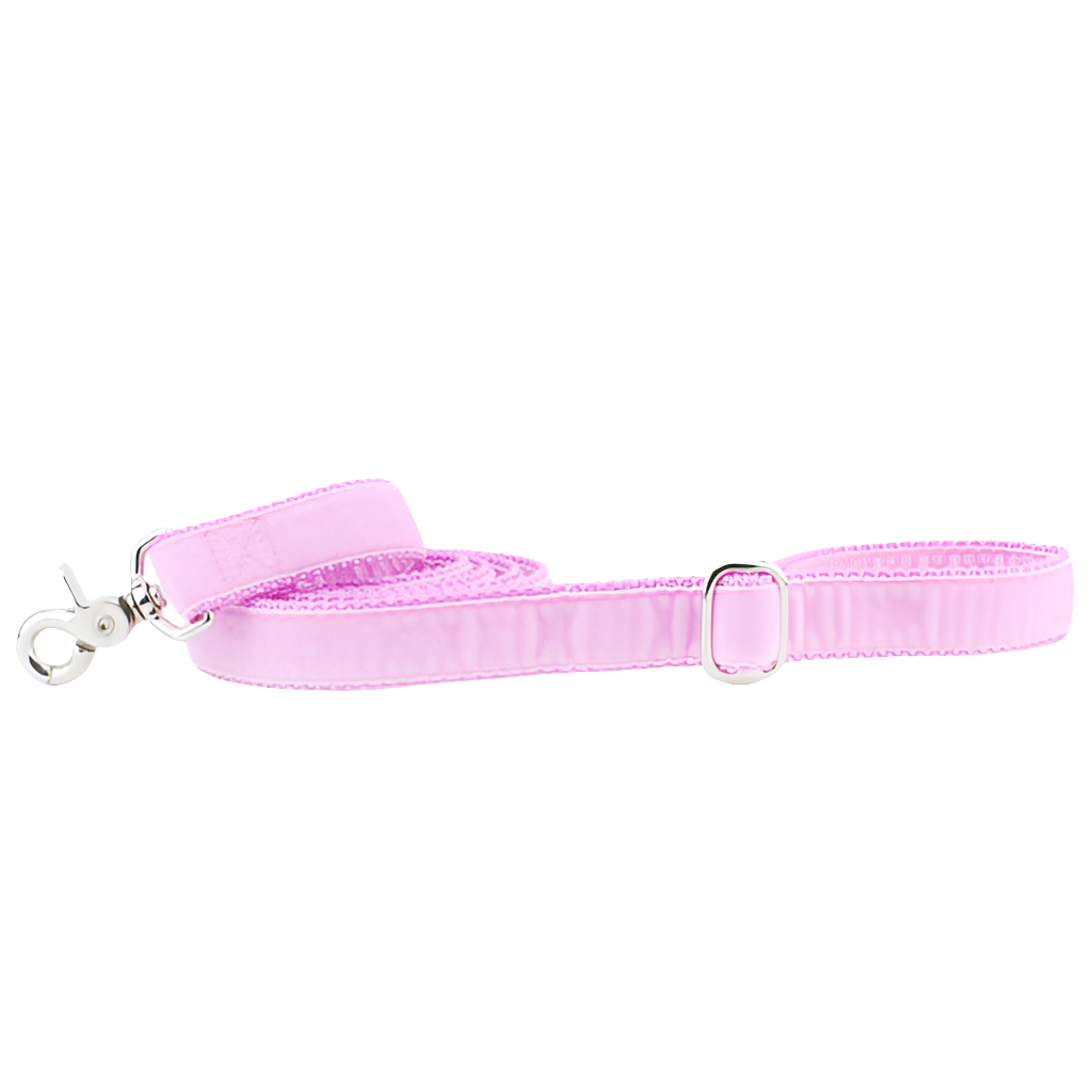 Light Pink Velvet Dog Leash β Soft, Elegant & USA Made
