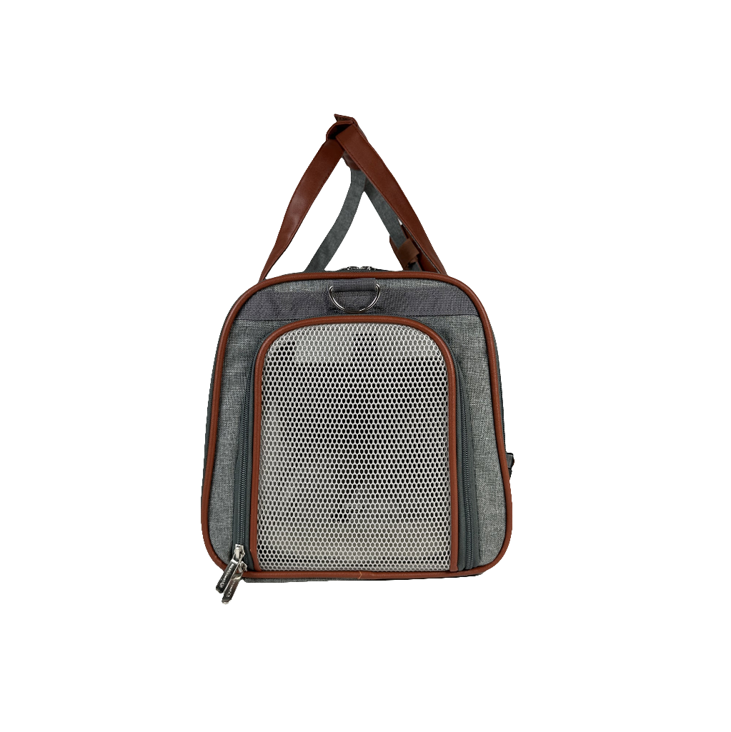 Mr. Peanut's Gold Series Airline Approved Pet Carrier – Soft-Sided Travel Tote for Cats & Small Dogs, Fits Under Airline Seats