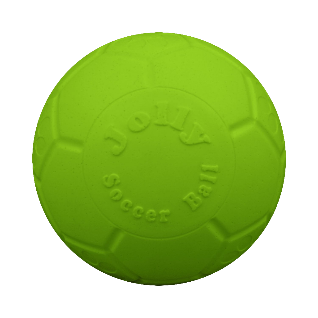 Jolly Pets Soccer Ball Dog Toy – Durable, Bouncy, Floating Ball for Fetch, Pool, and Beach Play