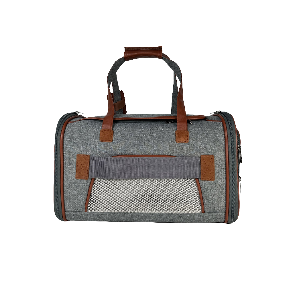 Mr. Peanut's Gold Series Airline Approved Pet Carrier – Soft-Sided Travel Tote for Cats & Small Dogs, Fits Under Airline Seats