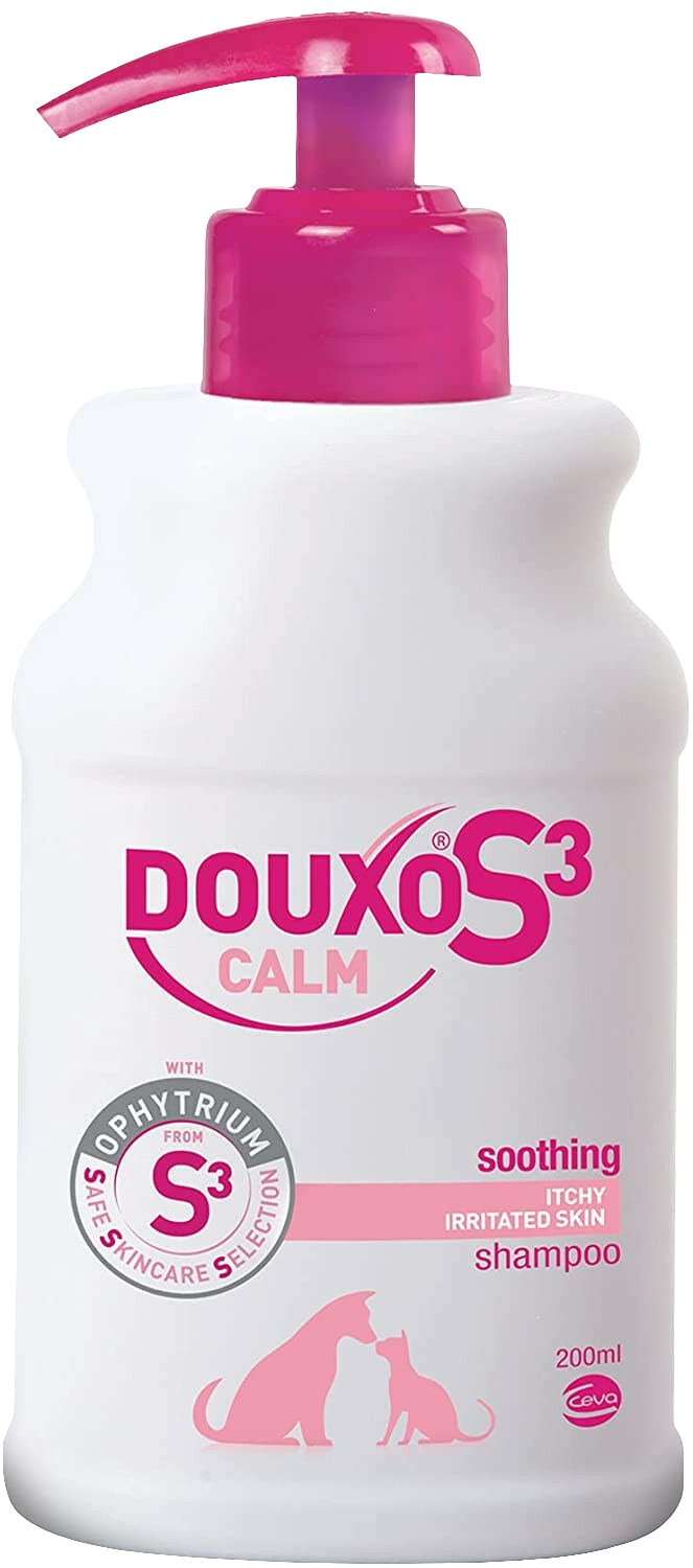 Douxo S3 Calm Soothing Shampoo for Dogs & Cats – Itchy, Irritated, Sensitive Skin Relief