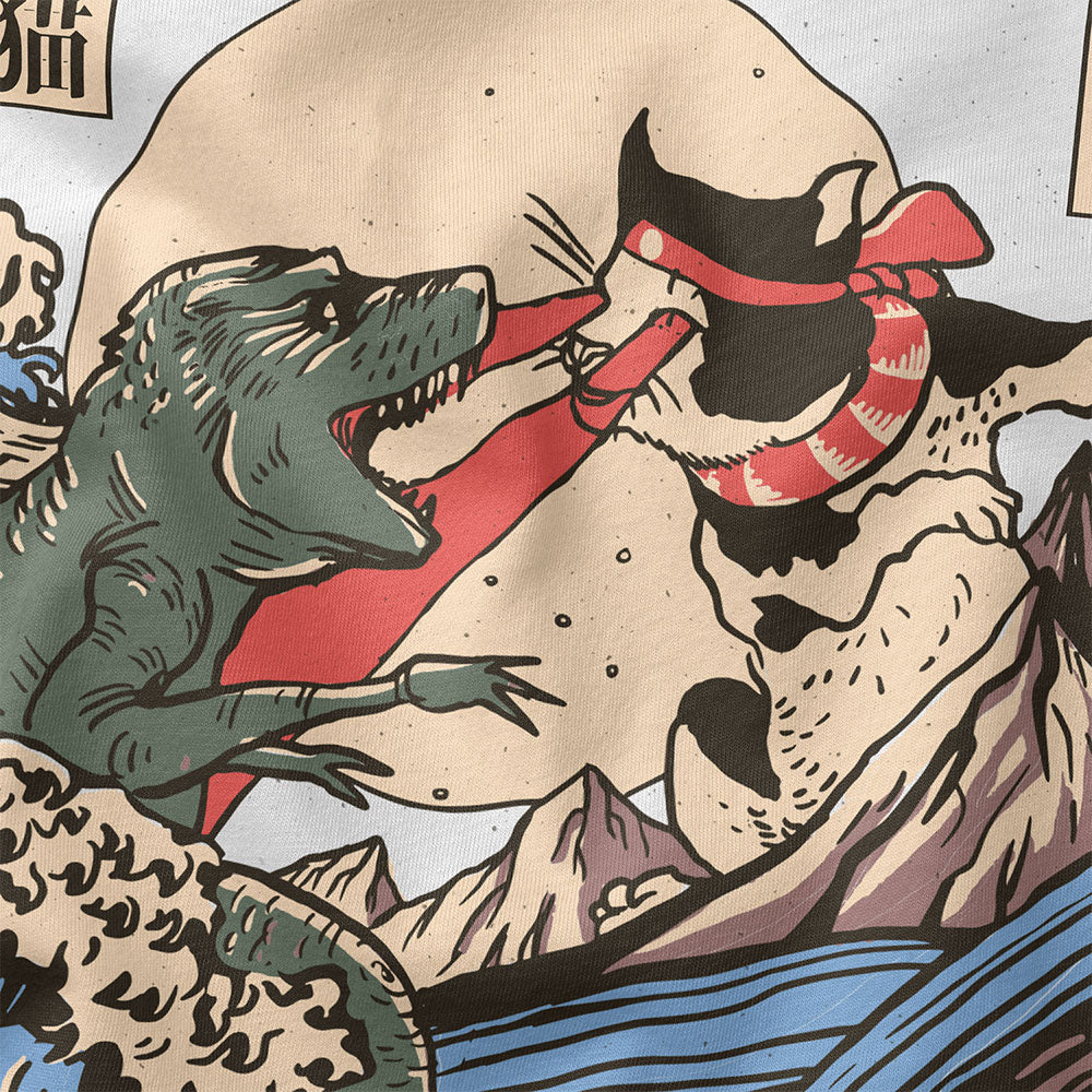 Epic Cat Battle T-Shirt – Final Showdown Graphic Tee