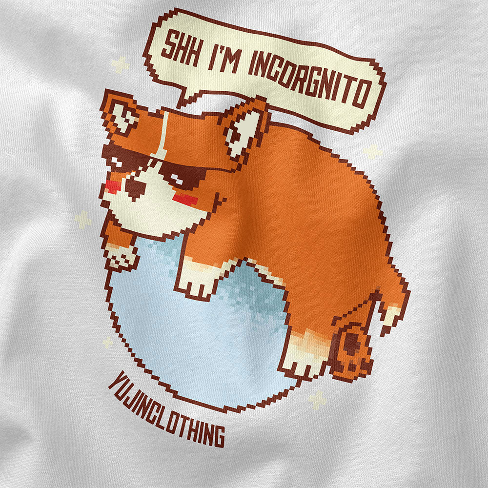 “Incorgnito Corgi T-Shirt – Funny Dog Tee for Corgi Lovers”