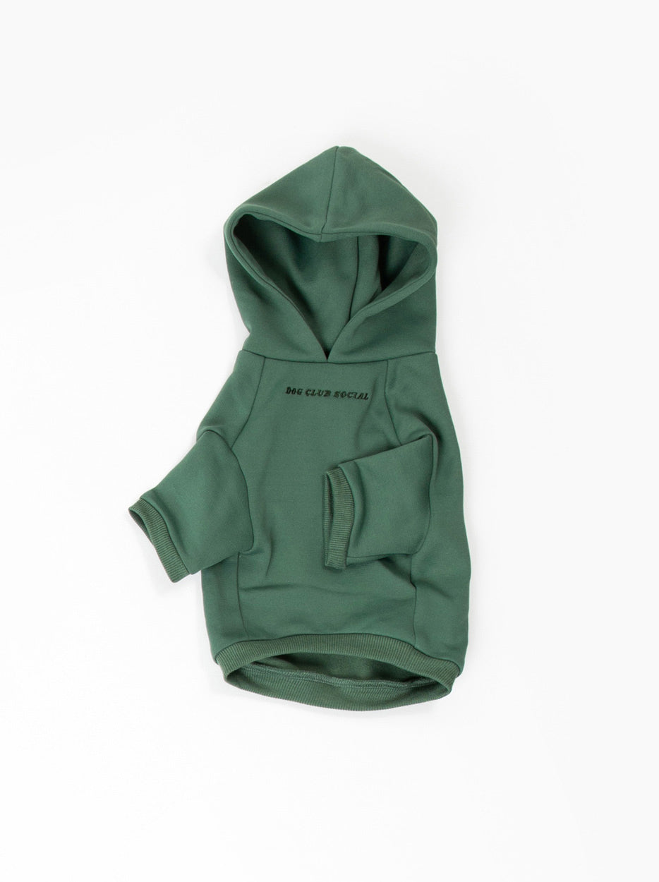 Good Thomas Premium Dog Hoodie – Heavyweight Fleece for Cozy Comfort - Jade