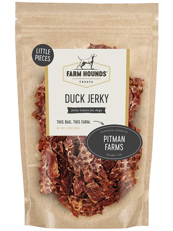 Farm Hounds Duck Jerky – 100% Humanely Raised, Single-Ingredient Dog Treats