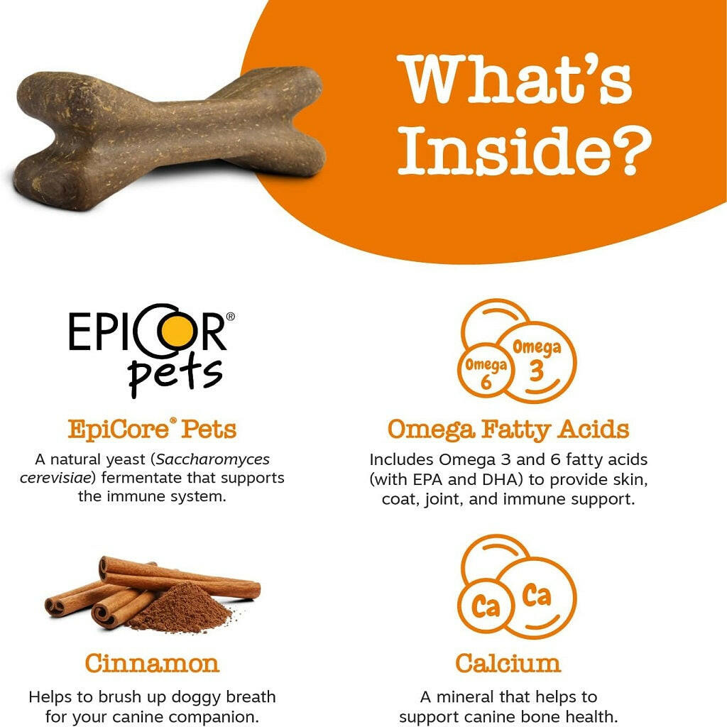 Zesty Paws All-in-One Dental Chews for Large Dogs – Functional Teeth, Breath & Bones (8 Ct)