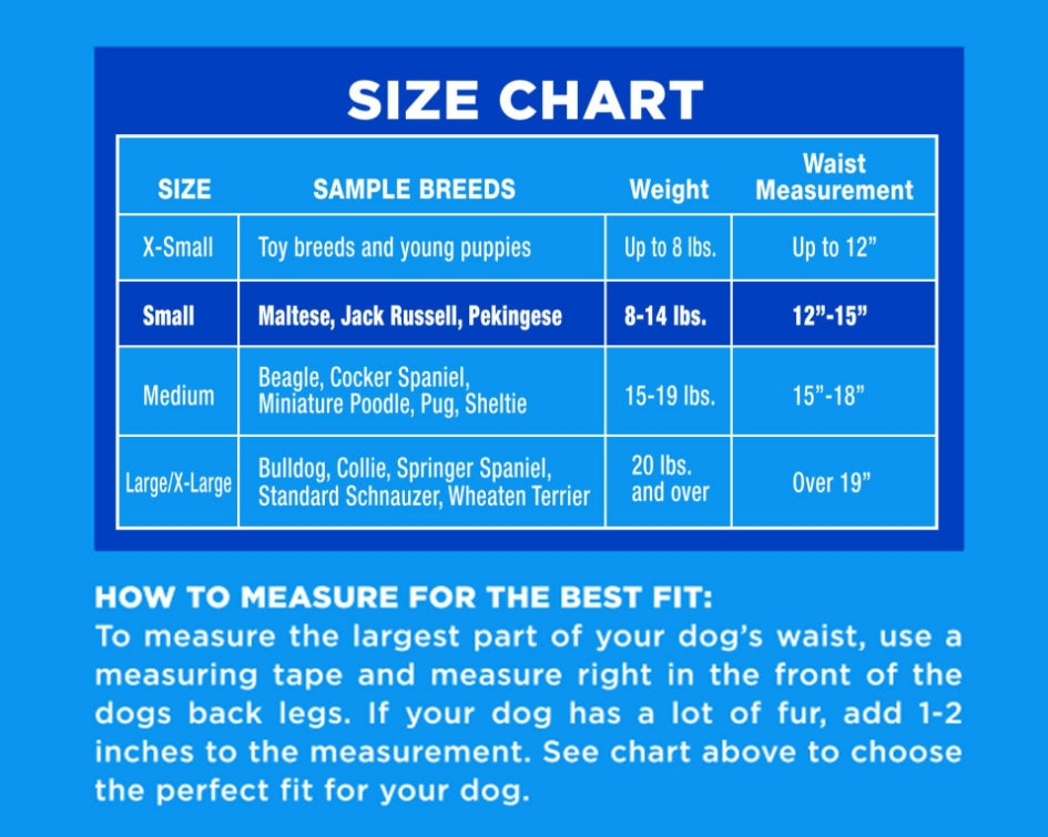 Small Disposable Dog Diapers - Four Paws Wee Wee, Leak-Proof Protection - 36 ct