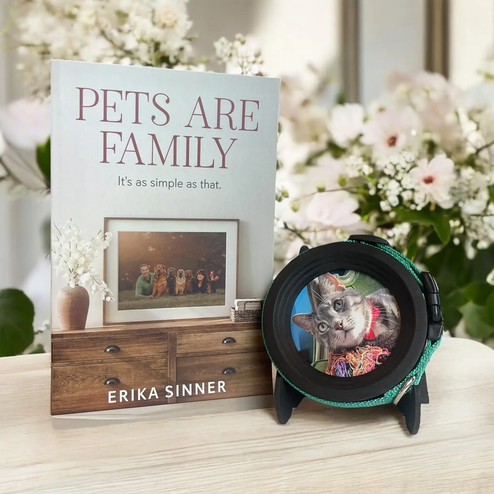 Honor Your Loved One Bundle – Pet Memorial Frame & “Pets Are Family” Book