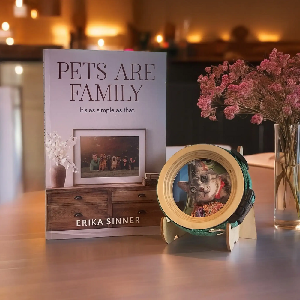 Honor Your Loved One Bundle – Pet Memorial Frame & “Pets Are Family” Book