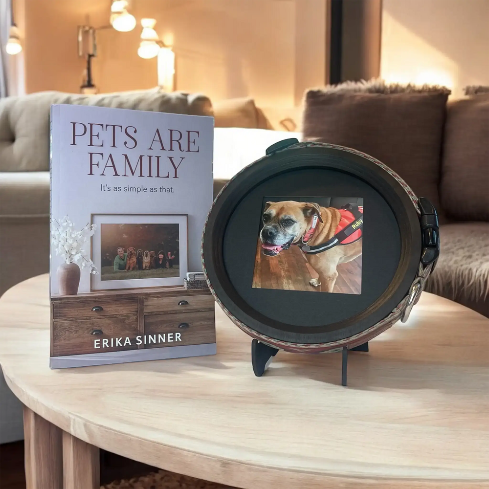 Honor Your Loved One Bundle – Pet Memorial Frame & “Pets Are Family” Book