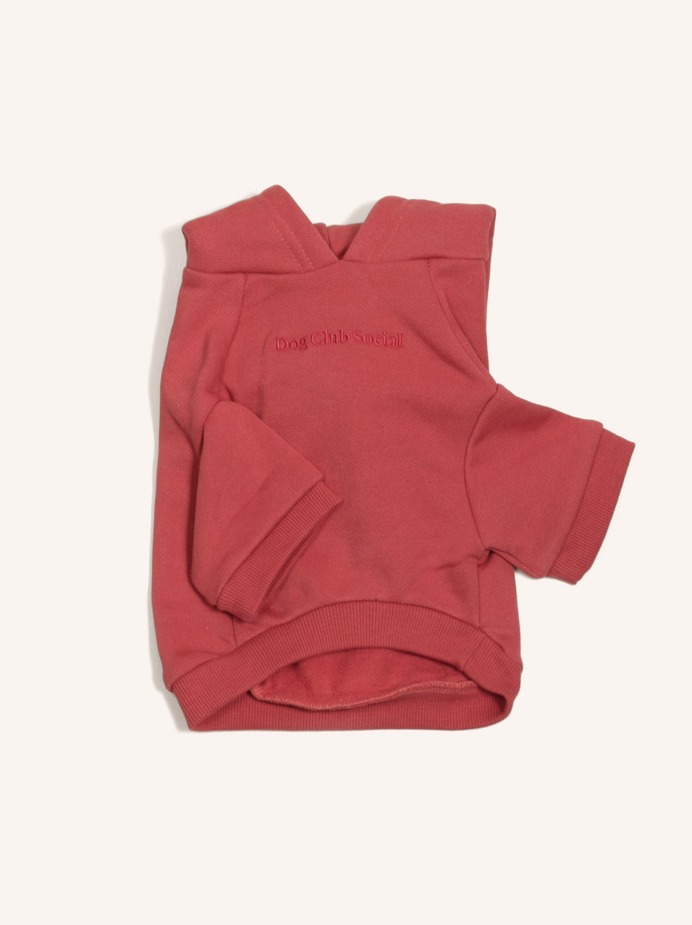 Matching Dog & Owner Hoodie – Oversized Unisex Fleece Sweatshirt for Pets and People (Berry)