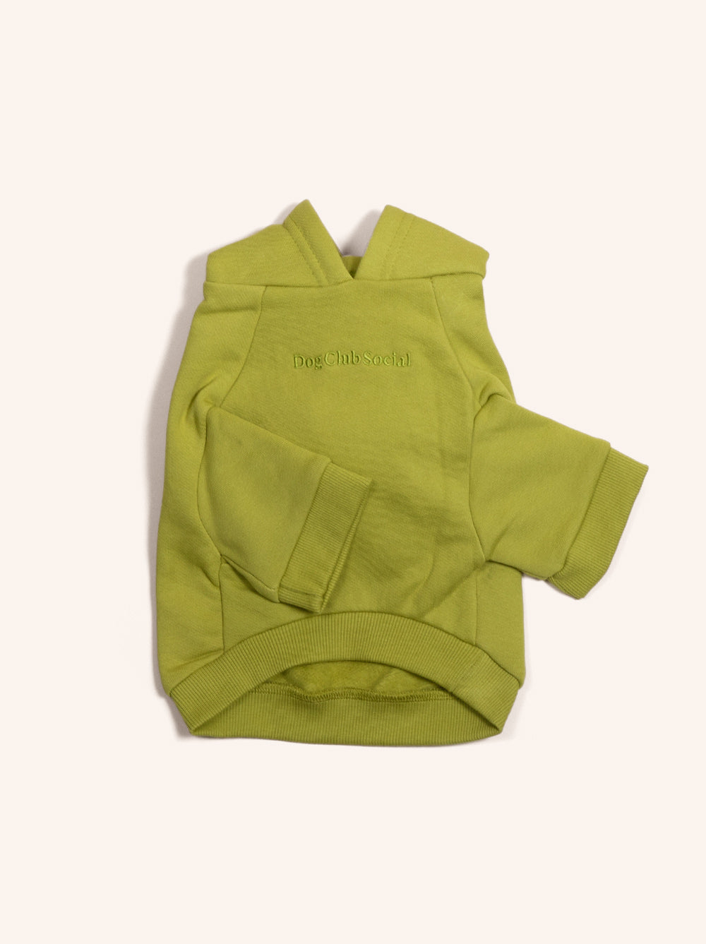 Matching Dog & Owner Hoodie – Oversized Unisex Fleece Sweatshirt for Pets and People (Chartreuse)