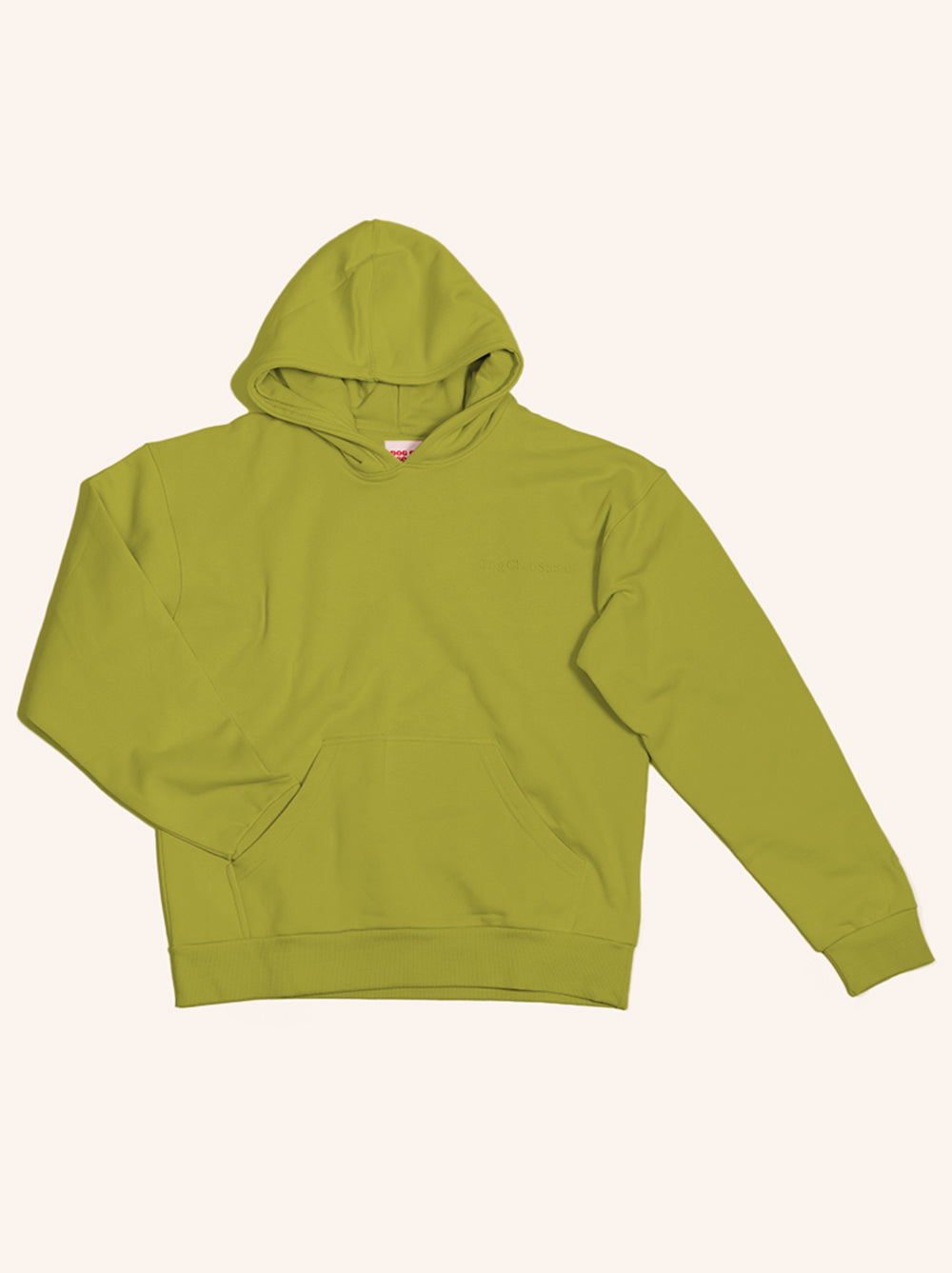 Matching Dog & Owner Hoodie – Oversized Unisex Fleece Sweatshirt for Pets and People (Chartreuse)