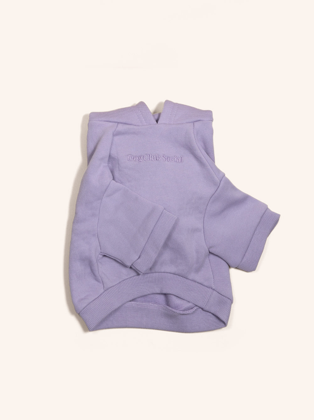 Matching Dog & Owner Hoodie – Oversized Unisex Fleece Sweatshirt for Pets and People (Lilac)