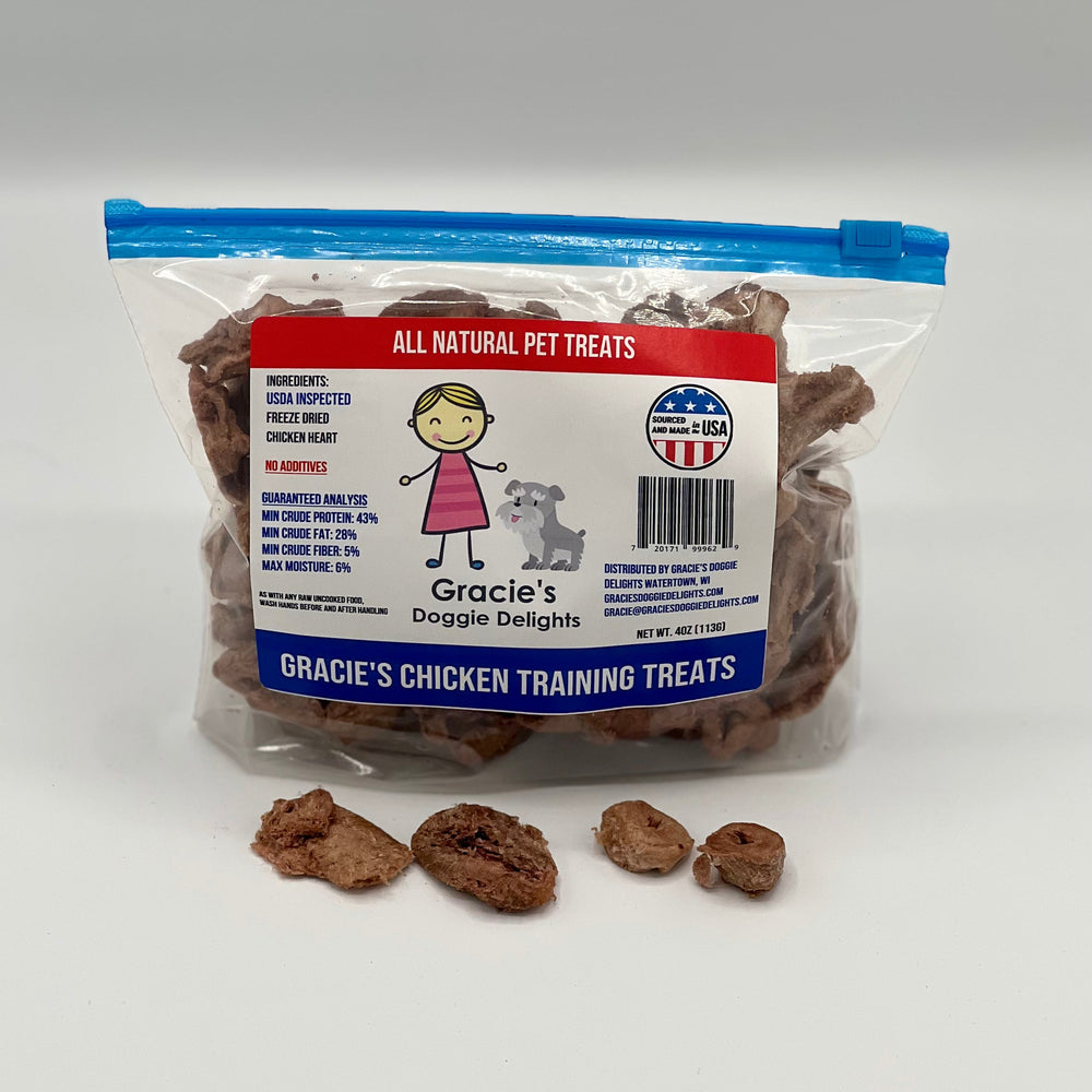 Gracie's Freeze-Dried Training Treats for Dogs & Cats – Small, High-Protein Raw Rewards
