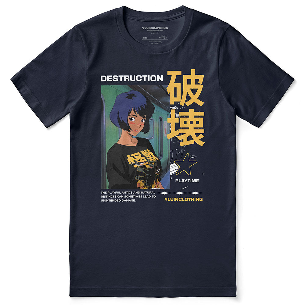 Destroyer & Girl Graphic Anime T-Shirt
