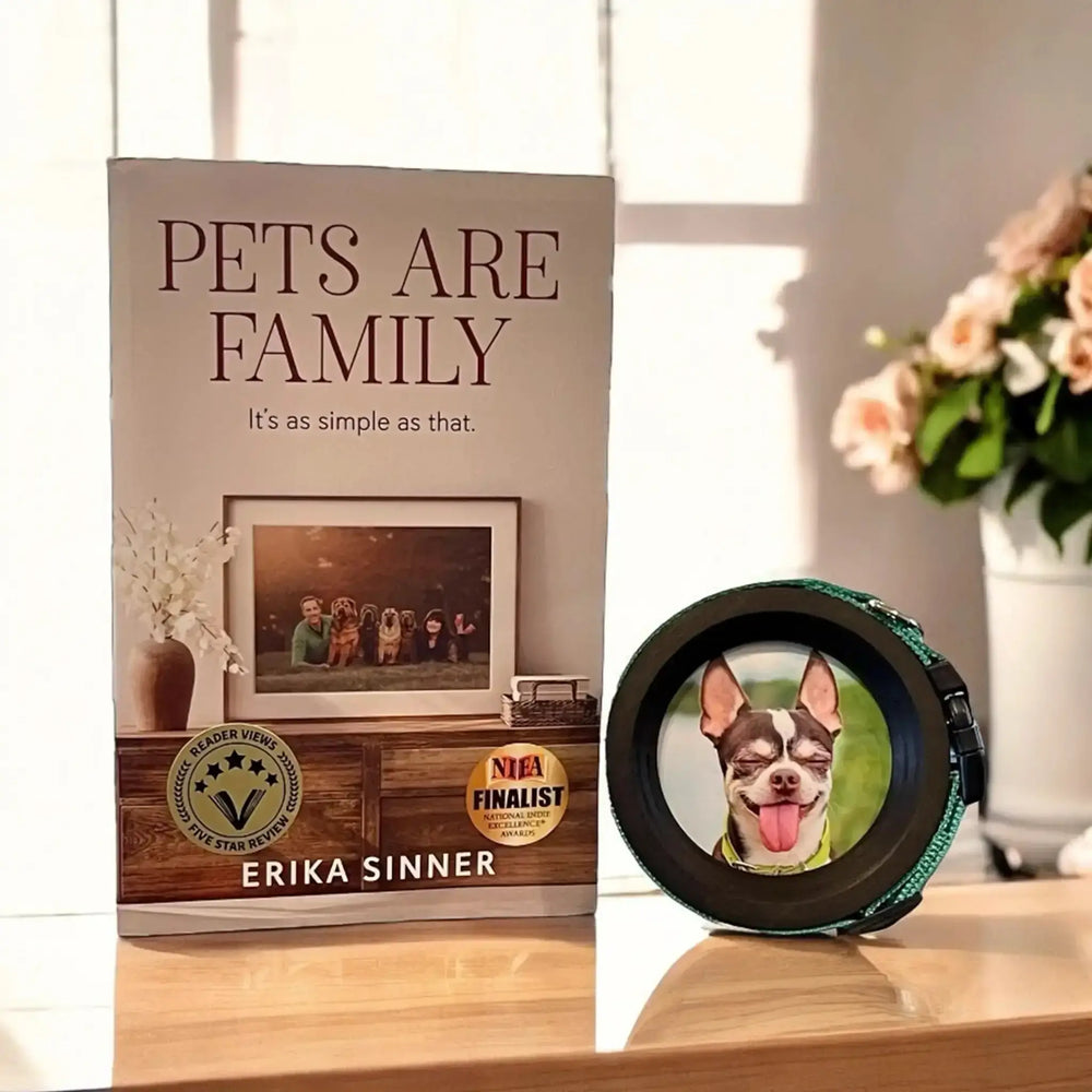 Honor Your Loved One Bundle – Pet Memorial Frame & “Pets Are Family” Book