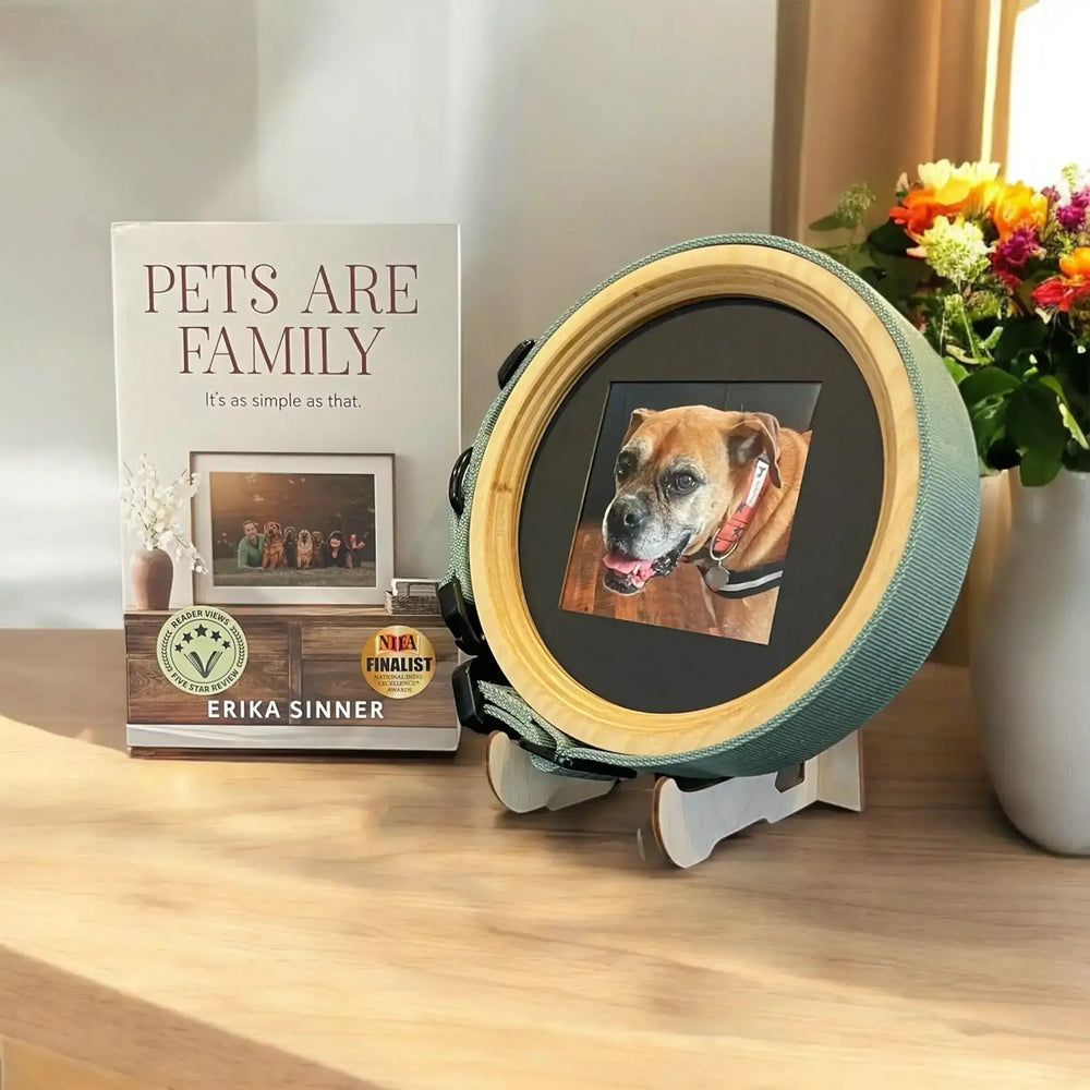 Honor Your Loved One Bundle – Pet Memorial Frame & “Pets Are Family” Book