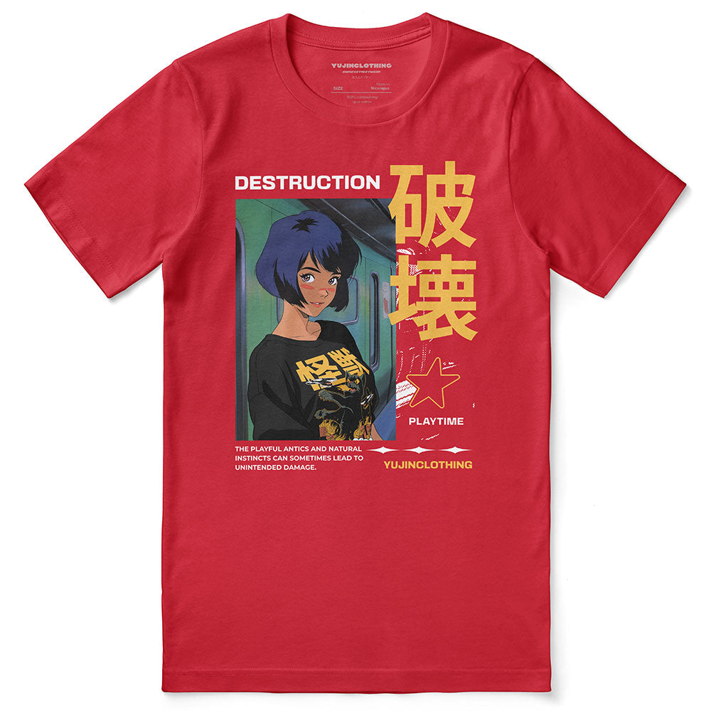 Destroyer & Girl Graphic Anime T-Shirt