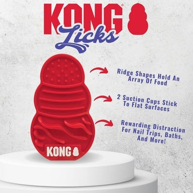 Interactive KONG Licks Dog Treat Mat – Keep Your Pup Engaged!