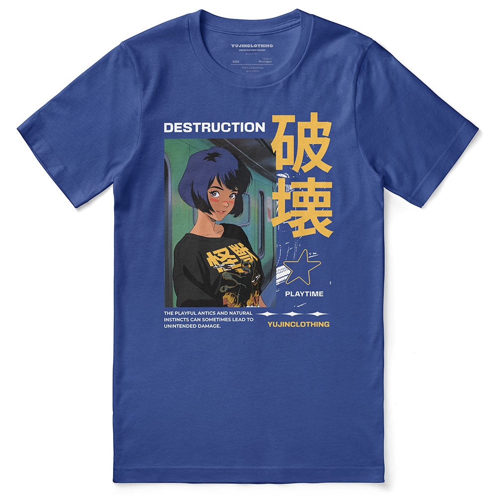 Destroyer & Girl Graphic Anime T-Shirt