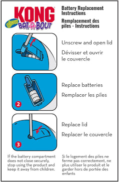 KONG Bat-A-Bout Glow Aquarium Cat Toy - Interactive Glow-in-the-Dark Play for Cats!