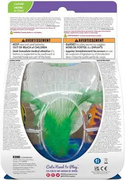 KONG Bat-A-Bout Glow Aquarium Cat Toy - Interactive Glow-in-the-Dark Play for Cats!