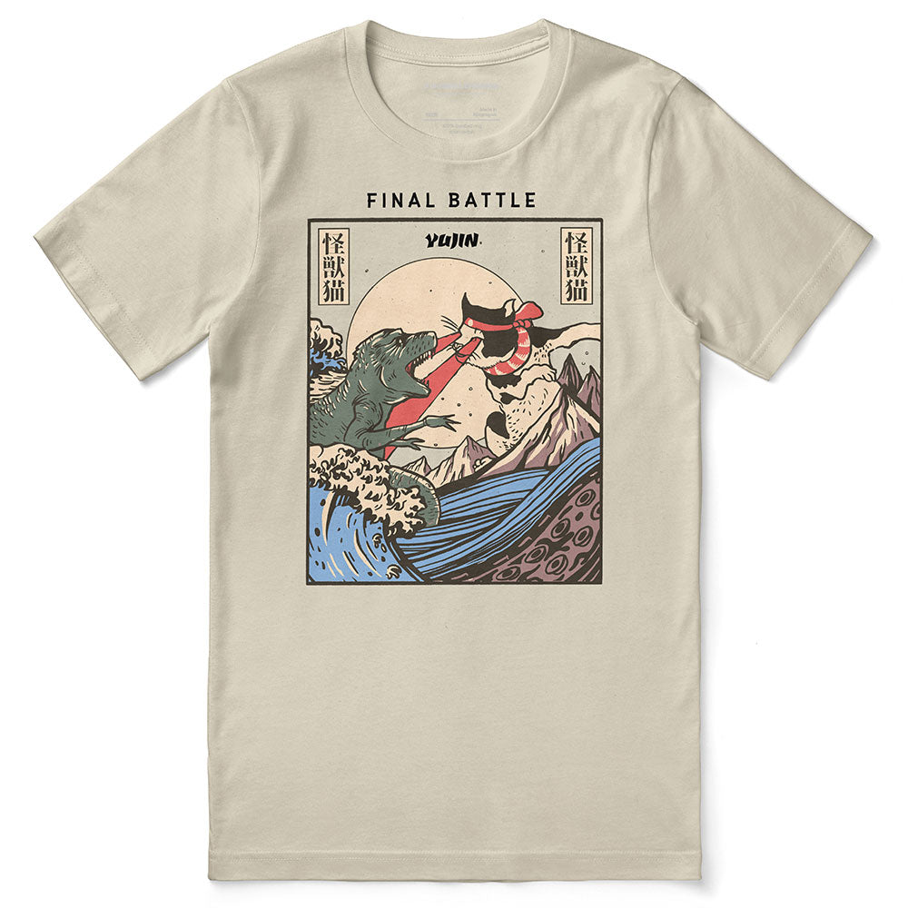 Epic Cat Battle T-Shirt – Final Showdown Graphic Tee
