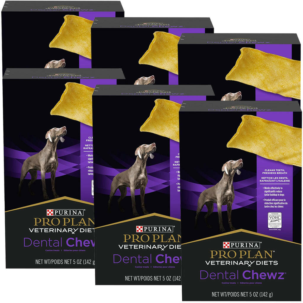 Purina Pro Plan Veterinary Dental Chewz Dog Treats for Oral Health, 5 oz Box