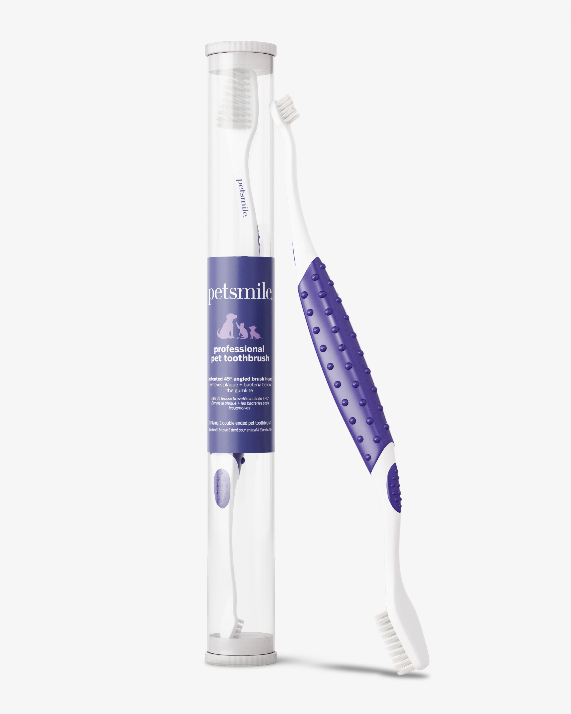 Petsmile® "Say Cheese" Toothpaste (Large) & Professional Pet Toothbrush – Vet-Approved Dental Kit