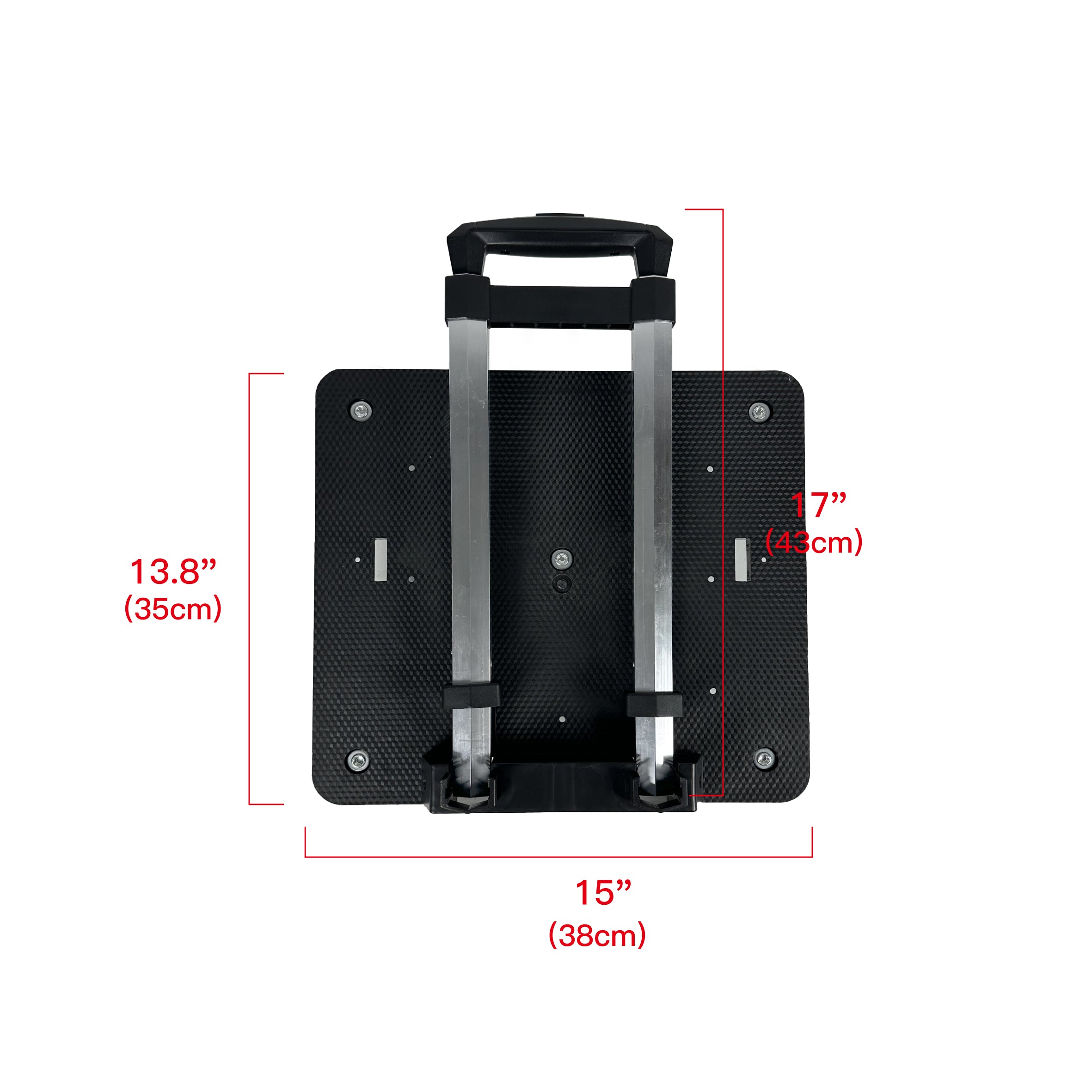 Mr. Peanut's Spinner Wheelbase Luggage Cart – Pet Carrier & Travel Bag Attachment for Easy Rolling