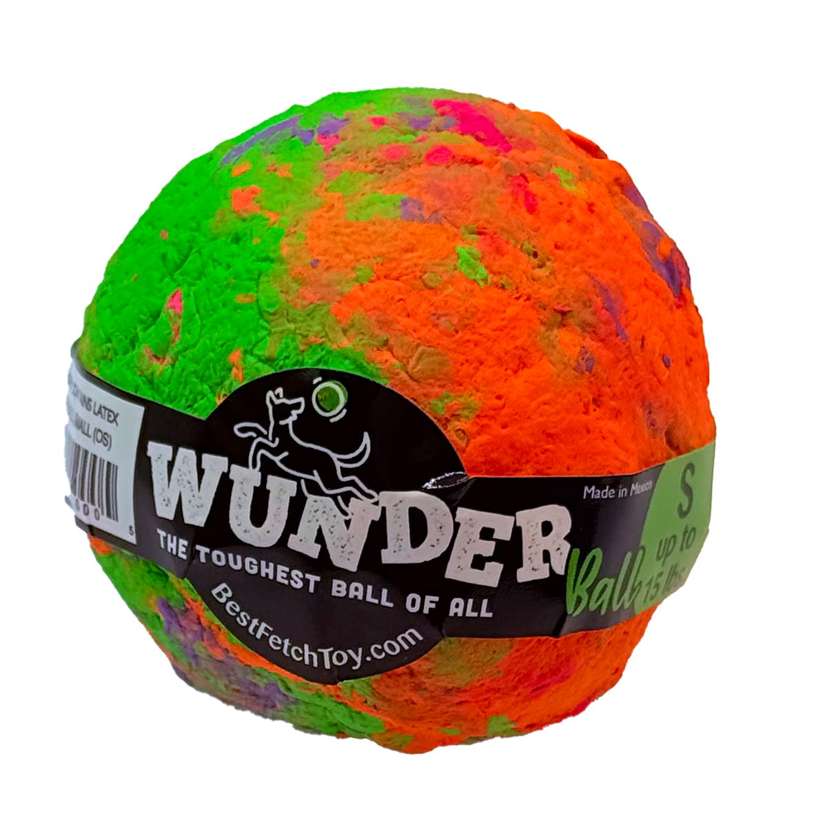 WUNDERball Natural Rubber Dog Ball – Durable Fetch Toy for Aggressive Chewers & Water Play
