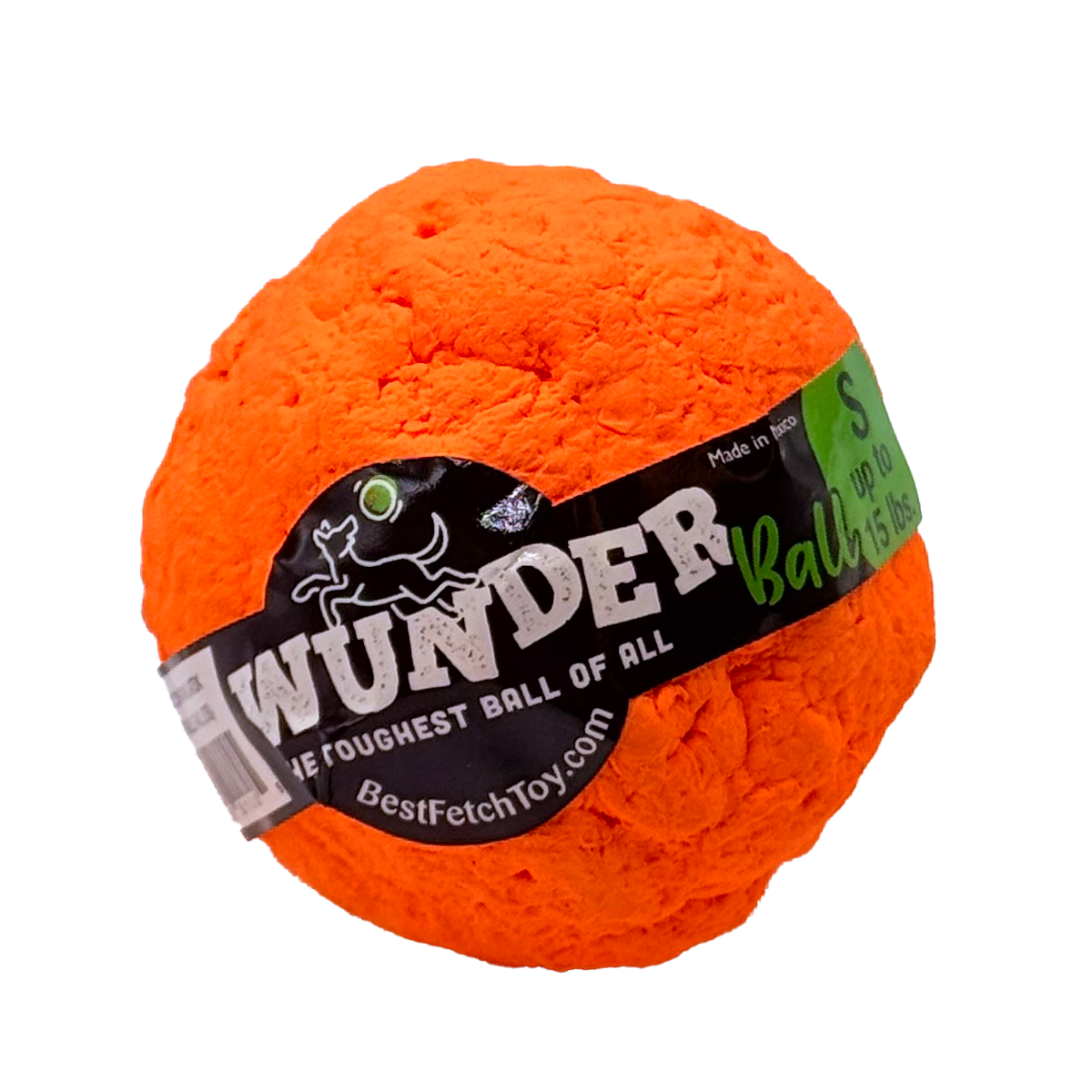 WUNDERball Natural Rubber Dog Ball – Durable Fetch Toy for Aggressive Chewers & Water Play
