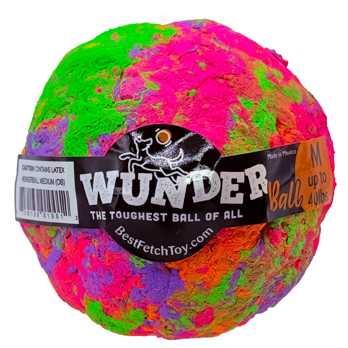 WUNDERball Natural Rubber Dog Ball – Durable Fetch Toy for Aggressive Chewers & Water Play