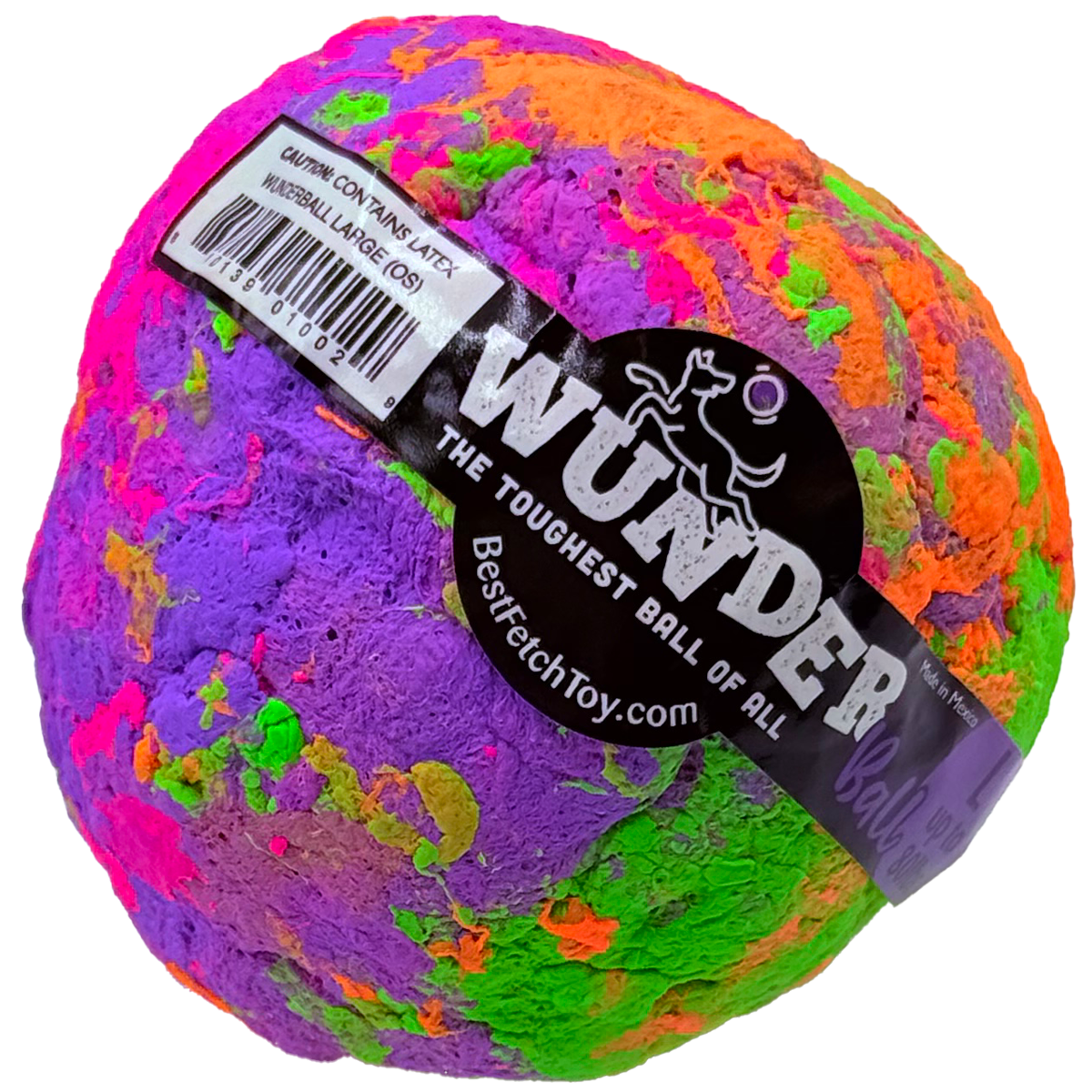 WUNDERball Natural Rubber Dog Ball – Durable Fetch Toy for Aggressive Chewers & Water Play