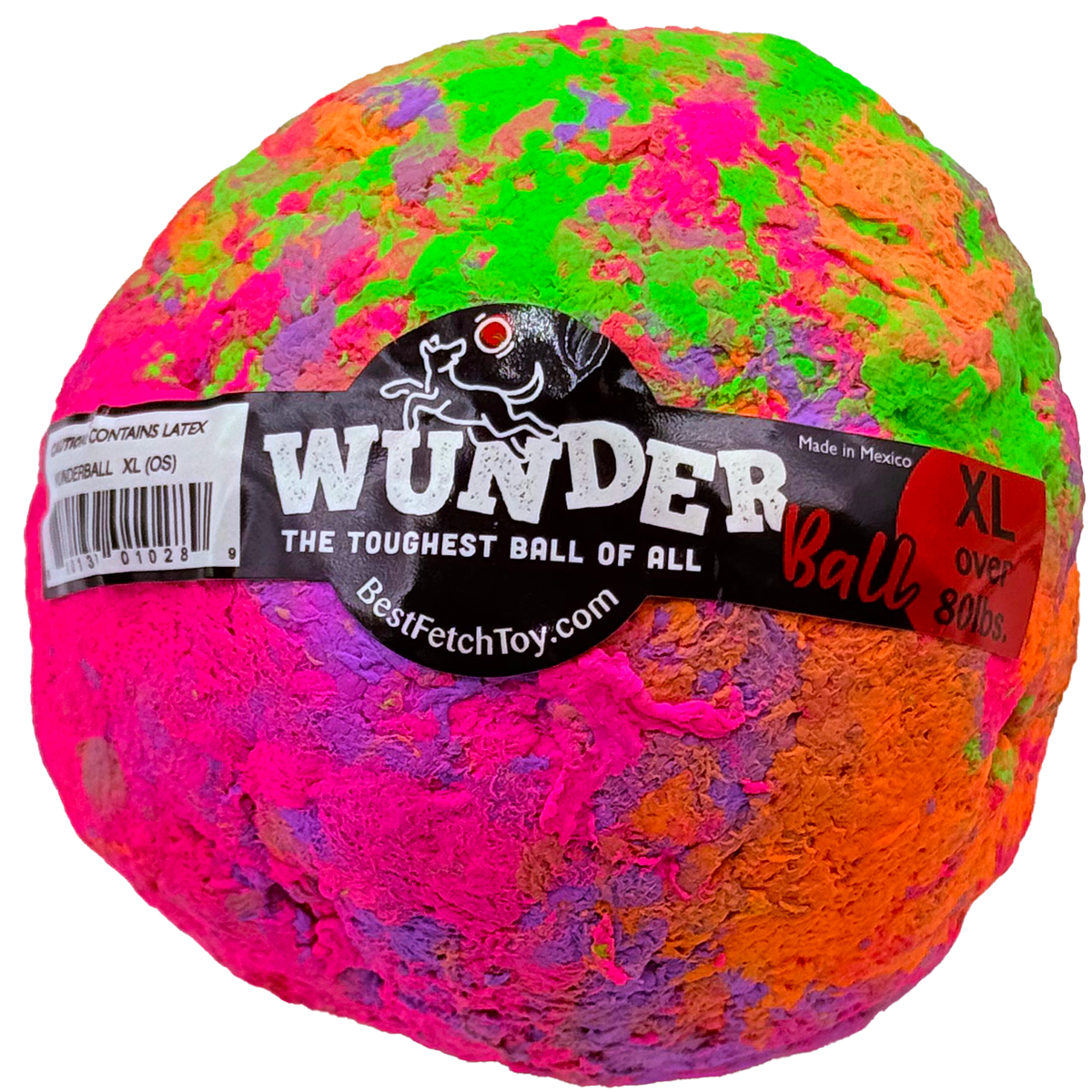 WUNDERball Natural Rubber Dog Ball – Durable Fetch Toy for Aggressive Chewers & Water Play