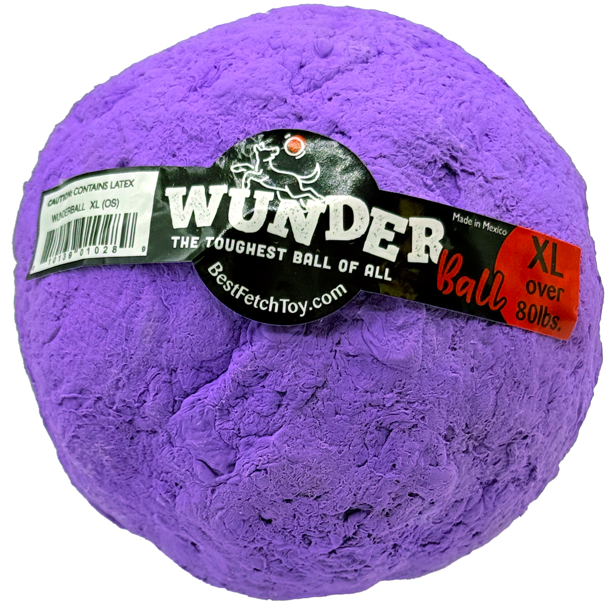 WUNDERball Natural Rubber Dog Ball – Durable Fetch Toy for Aggressive Chewers & Water Play