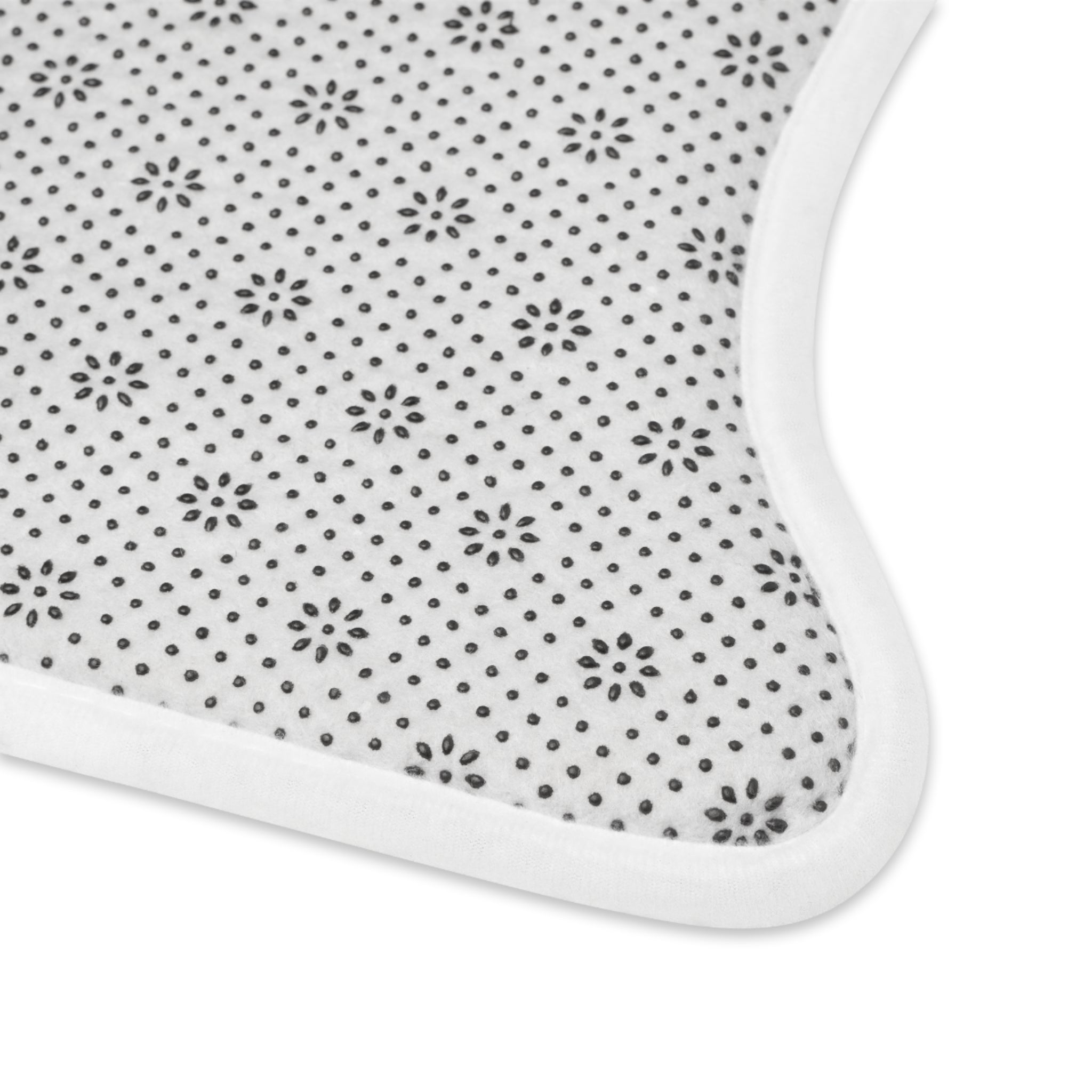 Bespattered Facade Colorful Paint Bloom Pet Feeding Mat – Absorbent Non-Slip Dog & Cat Food Mat