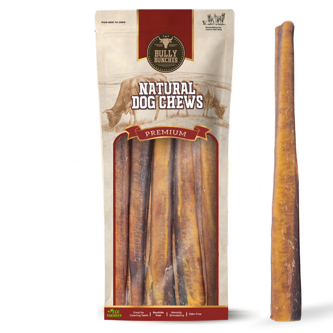12-Inch Monster Bully Stick for Aggressive Chewers – All-Natural, Long-Lasting Dog Chew