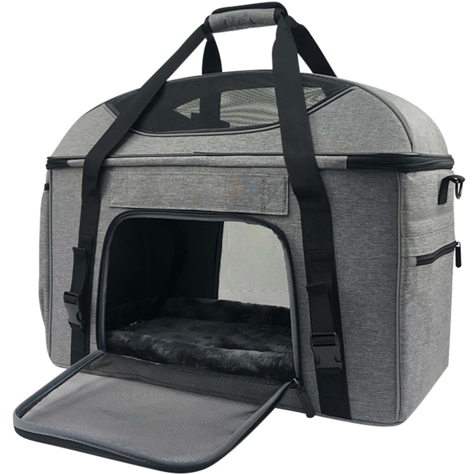 Mr. Peanut’s Coronado Series Pet Car Seat & Portable Travel Crate for Dogs and Cats – Secure Car Booster & Mobile Carrier