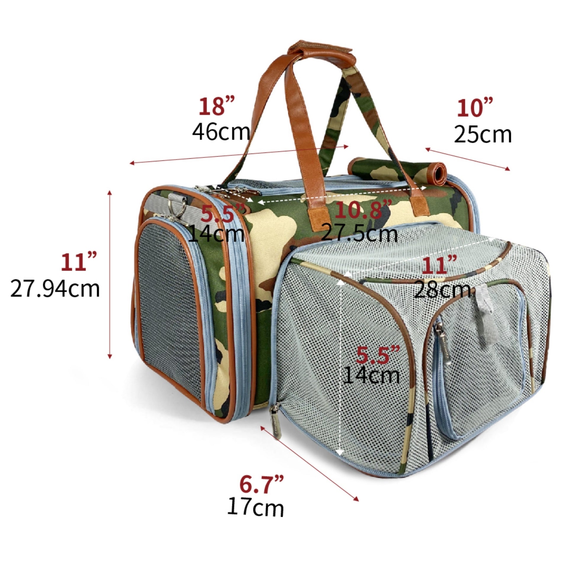 Mr. Peanut's Gold Series Print Edition FAA-Compliant Airline-Approved Pet Carrier